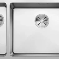 blanco andano 180 500 u 522989 anderhalve keukenspoelbak rechts rvs onderbouw 1