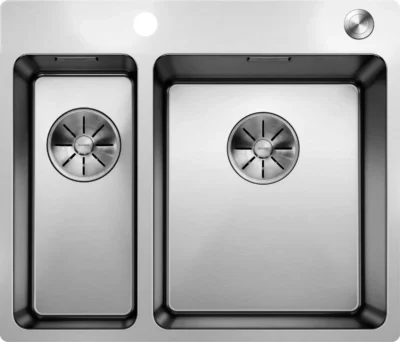 blanco andano 340 180 if a 525247 anderhalve keukenspoelbak rechts rvs vlakbouw of opbouw 1