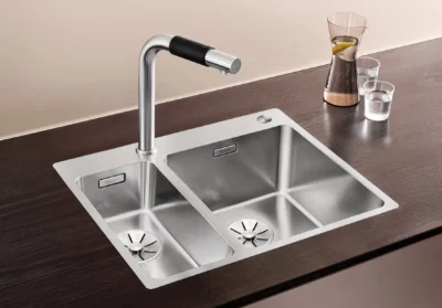 blanco andano 340 180 if a 525247 anderhalve keukenspoelbak rechts rvs vlakbouw of opbouw 2