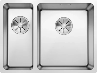 blanco andano 340 180 u 522977 anderhalve keukenspoelbak rechts rvs onderbouw 1