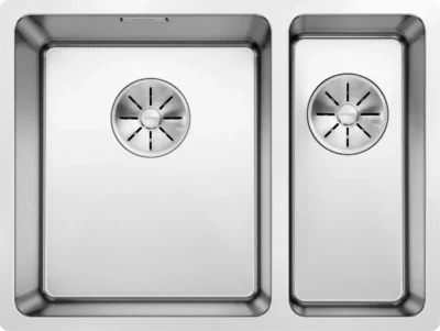 blanco andano 340 180 u 522979 anderhalve keukenspoelbak links rvs onderbouw 1