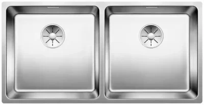 blanco andano 400 400 u 522987 dubbele keukenspoelbak rvs onderbouw 1