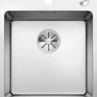 blanco andano 400 if a 525244 enkele keukenspoelbak rvs vlakbouw of opbouw excenter 1