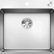 blanco andano 500 if a 525245 enkele keukenspoelbak rvs vlakbouw of opbouw excenter 1