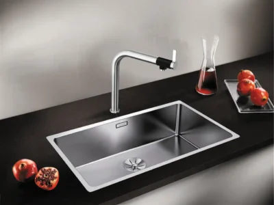 blanco andano 700 if 522969 enkele keukenspoelbak rvs vlakbouw of opbouw 2