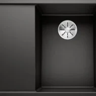 blanco axia 6 s 525850 keukenspoelbak rechts silgranit zwart opbouw excenter 1