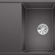 blanco axia iii 45 s 523174 keukenspoelbak silgranit rotsgrijs omkeerbaar opbouw excenter 1