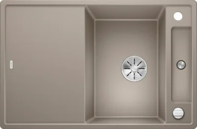 blanco axia iii 45 s 523180 keukenspoelbak silgranit tartufo omkeerbaar opbouw excenter 1