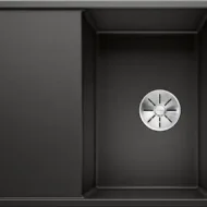 blanco axia iii 45 s 525840 keukenspoelbak silgranit zwart omkeerbaar opbouw excenter 1