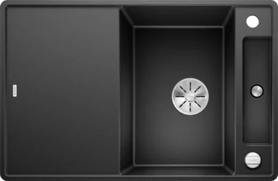 blanco axia iii 45 s f 523193 keukenspoelbak silgranit antraciet omkeerbaar vlakbouw of onderbouw excenter 1