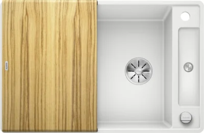 blanco axia iii 45 s f 523196 keukenspoelbak silgranit wit omkeerbaar vlakbouw of onderbouw excenter 2