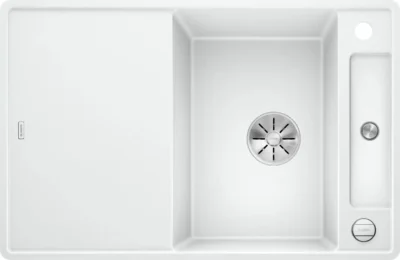 blanco axia iii 45 s f 523202 keukenspoelbak silgranit wit omkeerbaar vlakbouw of onderbouw excenter 1