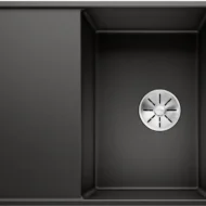 blanco axia iii 45 s f 525842 keukenspoelbak silgranit zwart omkeerbaar vlakbouw of onderbouw excenter 1