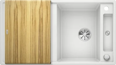 blanco axia iii 5 s 523209 keukenspoelbak silgranit wit omkeerbaar opbouw excenter 2