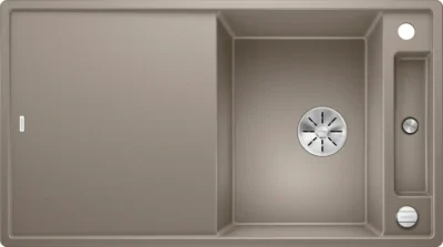blanco axia iii 5 s 523212 keukenspoelbak silgranit tartufo omkeerbaar opbouw excenter 1
