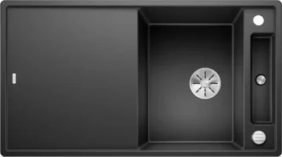 blanco axia iii 5 s 523215 keukenspoelbak silgranit antraciet omkeerbaar opbouw excenter 1