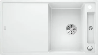 blanco axia iii 5 s 523219 keukenspoelbak silgranit wit omkeerbaar opbouw excenter 1