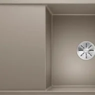 blanco axia iii 5 s 523222 keukenspoelbak silgranit tartufo omkeerbaar opbouw excenter 1