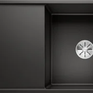 blanco axia iii 5 s 525845 keukenspoelbak silgranit zwart omkeerbaar opbouw excenter 1