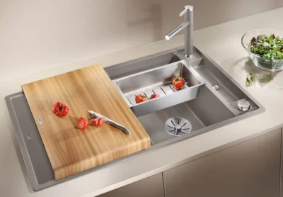 blanco axia iii 5 s 527040 keukenspoelbak silgranit zacht wit omkeerbaar opbouw excenter 2