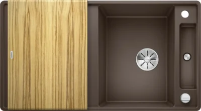 blanco axia iii 5 s f 523230 keukenspoelbak silgranit cafe omkeerbaar vlakbouw of onderbouw excenter 2