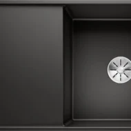 blanco axia iii 5 s f 525847 keukenspoelbak silgranit zwart omkeerbaar vlakbouw of onderbouw excenter 1