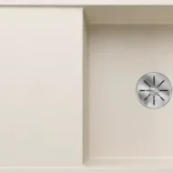 blanco axia iii 5 s f 527041 keukenspoelbak silgranit zacht wit omkeerbaar vlakbouw of onderbouw excenter 1