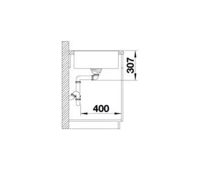 blanco axia iii 5 s f 527041 keukenspoelbak silgranit zacht wit omkeerbaar vlakbouw of onderbouw excenter 7
