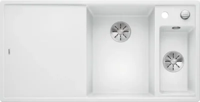 blanco axia iii 6 s 523466 keukenspoelbak rechts silgranit wit opbouw excenter 1