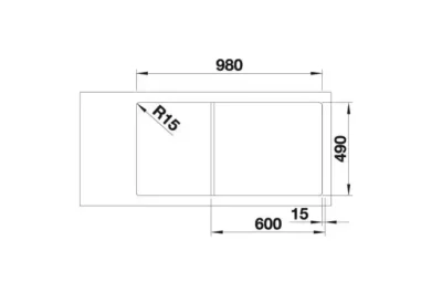 blanco axia iii 6 s 523466 keukenspoelbak rechts silgranit wit opbouw excenter 5