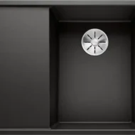 blanco axia iii 6 s 525851 keukenspoelbak rechts silgranit zwart opbouw excenter 1