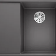 blanco axia iii 6 s f 523484 anmderhalve keukenspoelbak rechts silgranit rotsgrijs vlakbouw of onderbouw excenter 1