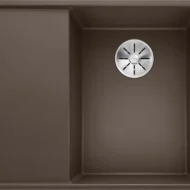 blanco axia iii 6 s f 523488 anderhalve keukenspoelbak rechts silgranit cafe vlakbouw of onderbouw excenter 1