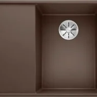 blanco axia iii 6 s f 523494 anderhalve keukenspoelbak rechts silgranit cafe vlakbouw of onderbouw excenter 1