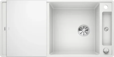 blanco axia iii 6 s f 523529 keukenspoelbak silgranit wit omkeerbaar vlakbouw of onderbouw excenter 2