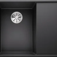 blanco axia iii 6 s f 524663 anderhalve keukenspoelbak links silgranit antraciet vlakbouw of onderbouw excenter 1