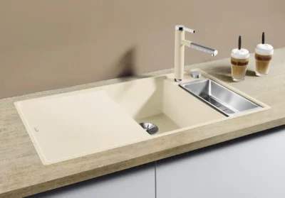 blanco axia iii 6 s f 524663 anderhalve keukenspoelbak links silgranit antraciet vlakbouw of onderbouw excenter 3