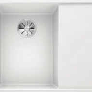 blanco axia iii 6 s f 524666 anderhalve keukenspoelbak links silgranit wit vlakbouw of onderbouw excenter 1