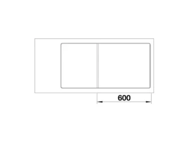 blanco axia iii 6 s f 527230 anderhalve keukenspoelbak links silgranit vulkaangrijs vlakbouw of onderbouw excenter 5