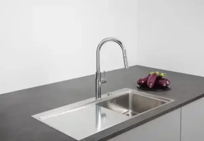 blanco axia iii 6 s f 527233 anderhalve keukenspoelbak rechts silgranit vulkaangrijs vlakbouw of onderbouw excenter 2