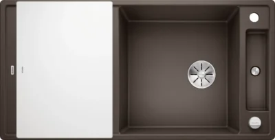 blanco axia iii xl 6 s 523519 keukenspoelbak silgranit cafe omkeerbaar opbouw excenter 2