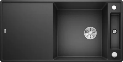 blanco axia iii xl 6 s f 523520 enkele keukenspoelbak silgranit antraciet omkeerbaar vlakbouw of onderbouw excenter 1