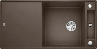 blanco axia iii xl 6 s f 523531 keukenspoelbak silgranit cafe omkeerbaar vlakbouw of onderbouw excenter 1