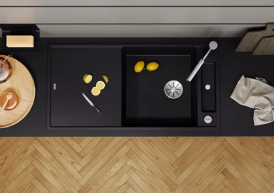 blanco axia iii xl 6 s f 527053 keukenspoelbak silgranit zacht wit omkeerbaar vlakbouw of onderbouw excenter 2