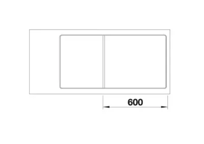 blanco axia iii xl 6 s f 527053 keukenspoelbak silgranit zacht wit omkeerbaar vlakbouw of onderbouw excenter 5