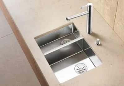 blanco claron 340 180 u 521610 anderhalve keukenspoelbak rechts rvs onderbouw 3