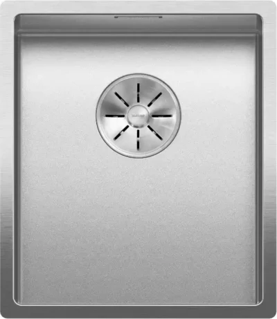 blanco claron 340 if durinox 523388 enkele keukenspoelbak rvs vlakbouw of opbouw 1