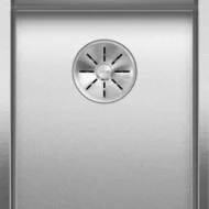 blanco claron 340 u durinox 523384 enkele keukenspoelbak rvs onderbouw 1