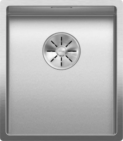 blanco claron 340 u durinox 523384 enkele keukenspoelbak rvs onderbouw 1