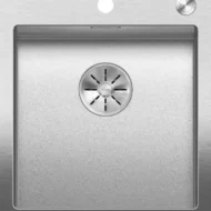 blanco claron 400 if a durinox 523392 enkele keukenspoelbak vlakbouw of opbouw excenter 1